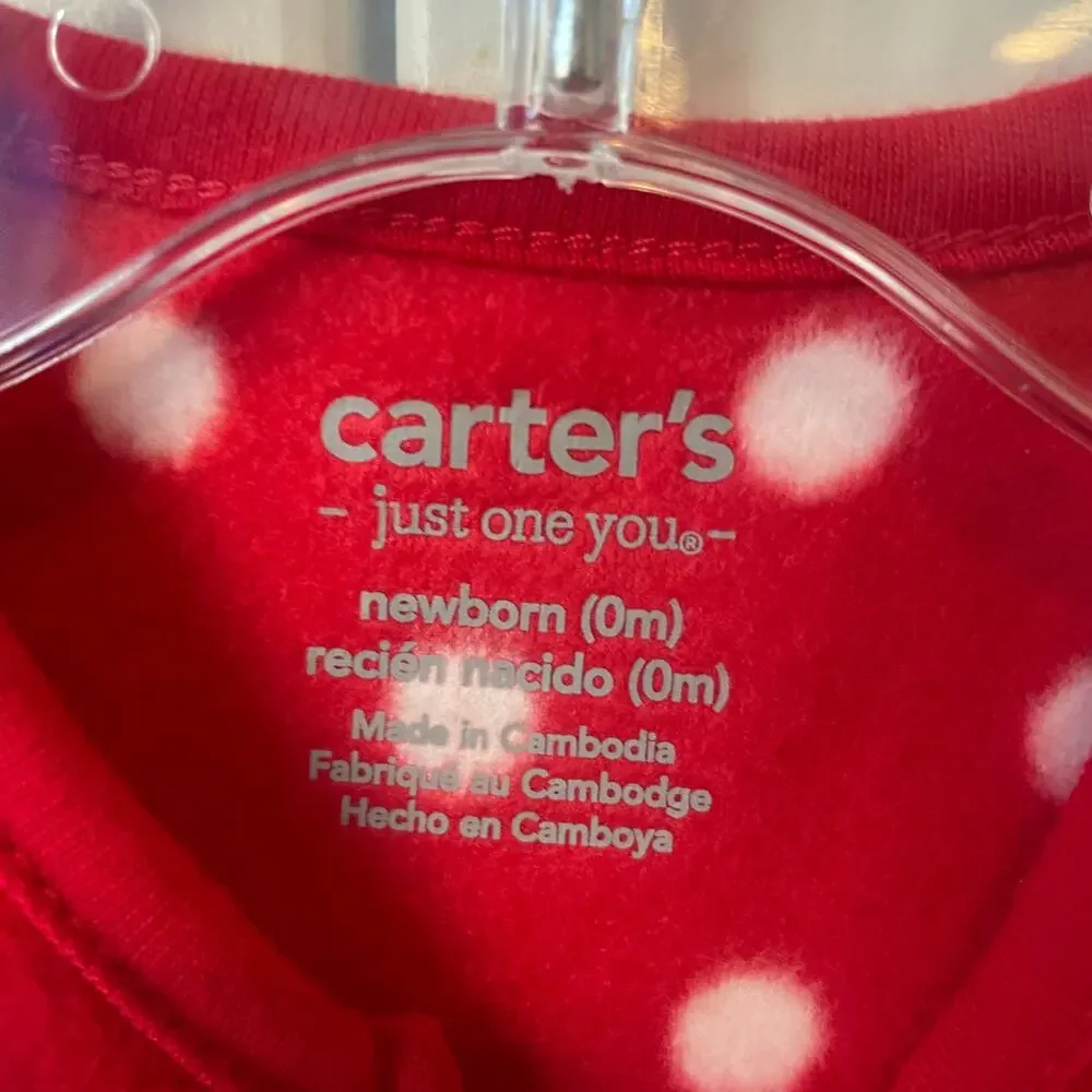 Carter's New Born Reindeer Fleece Sleeper
